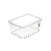 Caixa Organizadora Plástica Cristal 15L My Closet Ordene Caixa Organizadora Plástica Cristal 15L My Closet Ordene