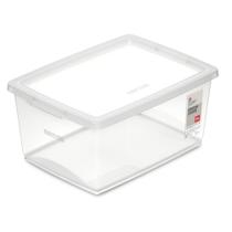Caixa Organizadora Plástica Cristal 7,5L My Closet Ordene