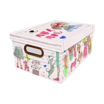 Caixa Organizadora Plástica Dello Cachorro 2144 38x29x18,5cm