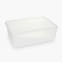 Caixa Organizadora Plástica Retangular 3,5L com Tampa Plasvale Brinquedos Closet Caixa Organizadora Plástica Retangular 3,5L com Tampa Plasvale Brinquedos Closet