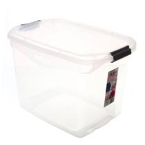 Caixa Organizadora Plástica Transparente 36L Flex Sanremo Caixa Organizadora Plástica Transparente 36L Flex Sanremo