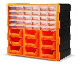 Caixa Organizadora Plástico 30 Gavetas Gaveteiro Multiuso Divisórias Bandejas