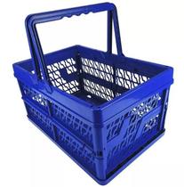 Caixa Organizadora Plástico Dobrável Multiuso Com Alça 12kg Caixa Organizadora Plástico Dobrável Multiuso Com Alça 12kg