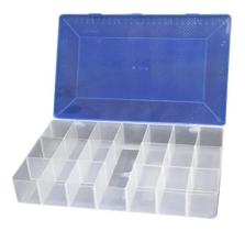 Caixa Organizadora Plástico Tampa Azul 19 Divisórias - Le Bianco