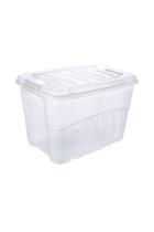 Caixa Organizadora Plasútil Alta Cristal 56l