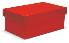 Caixa organizadora Polibras mini fosca vermelho 120x180x300mm