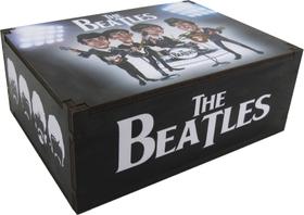 Caixa Organizadora Porta Objetos Decoração Banda Beatles Mdf