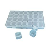 Caixa Organizadora Portátil Para Artesanato Com 28/56 Compartimentos, Contêiner Para Miçangas,