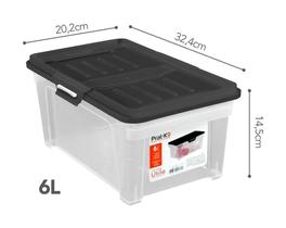 caixa organizadora pratik 6 litros