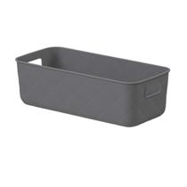 Caixa Organizadora Puffer 2,3 L Cinza Chumbo Coza