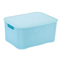 Caixa Organizadora Rattan 18L 38x28x18 - Monte Libano Caixa Organizadora Rattan 18L 38x28x18 - Monte Libano