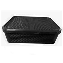 Caixa Organizadora Rattan Com Tampa 13L Caixa Organizadora Rattan Com Tampa 13L