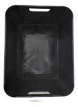 Caixa Organizadora Rattan Preto N2 Plasnew