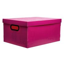 Caixa Organizadora Rosa Pink Grande - Dello