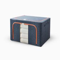 Caixa Organizadora Roupas Multiuso Dobrável - AZUL ESCURO