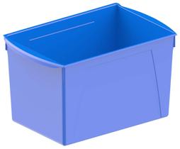 Caixa Organizadora Storex Escolar Smart Dupla Larga 37x23x18 cm Verde Água