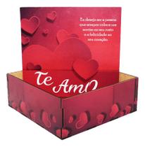 Caixa Organizadora Te Amo Presente Personalizada Em Mdf 3mm - Decoraset