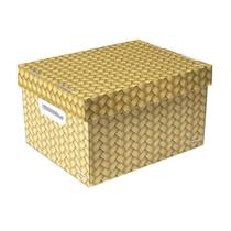 Caixa Organizadora The Best Box Palha Média - Polibras Caixa Organizadora The Best Box Palha Média - Polibras