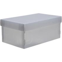 Caixa Organizadora TOP Fine Sapato 28X17X12CM Cristal - Impermeável e Moderna Caixa Organizadora TOP Fine Sapato 28X17X12CM Cristal - Impermeável e Moderna