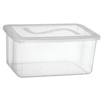 Caixa Organizadora Topa Tudo 20 l c/ tampa Conjunto c/ 4 unid.