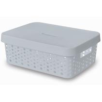 Caixa Organizaora Multiuso com Tampa 11L Branco