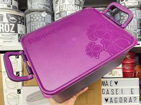 Caixa Oriental Kimchi 10 Litros Roxa - Tupperware Caixa Oriental Kimchi 10 Litros Roxa - Tupperware