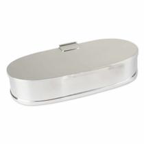 Caixa Oval Pequena Prata Caixa Oval Pequena Prata