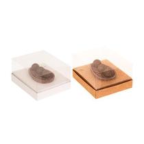 Caixa ovo de colher classic ajustavel 250/350g dupla face offwhite/kraft (4588) 5 un Ideia