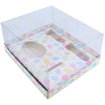 Caixa Ovo de Colher Kit Confeiteiro - 100g/150g Páscoa Branca - 5 unidades - ASSK - Rizzo