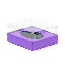 Caixa Ovo de Colher - Meio Ovo de 250g - 15cm x 13cm x 6,5cm - Lilás - 5unidades - Assk - Páscoa Rizzo Embalagens Caixa Ovo de Colher - Meio Ovo de 250g - 15cm x 13cm x 6,5cm - Lilás - 5unidades - Assk - Páscoa Rizzo Embalagens