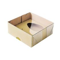 Caixa Ovo de Colher - Meio Ovo de 50g a 80g - 10cm x 10cm x 4cm - Kraft - 5unidades - Assk - Páscoa Rizzo Embalagens