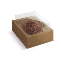 Caixa Ovo de Colher Moldura Páscoa Kraft 250g 10un - Cromus
