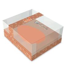 Caixa ovo de colher pascoa classic 250g - kraft - doce pascoa - pct c/ 5 unidades ideia embalagens