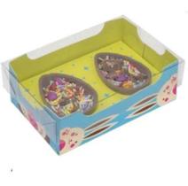 Caixa ovo de colher pascoa encanto kids 2x50g - pascoa cores - pct c/ 10 unidades ideia embalagens