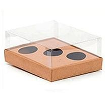Caixa Ovo de Colher Triplo Meio Ovo de 50g a 80g Kraft 20,5 x 17 x 9,7 cm 5 un Assk Caixa Ovo de Colher Triplo Meio Ovo de 50g a 80g Kraft 20,5 x 17 x 9,7 cm 5 un Assk