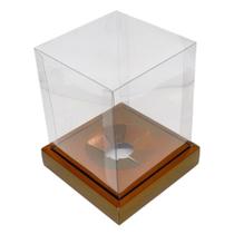 Caixa Ovo em Pé Ovos de 250g a 350g 15cm x 15cm x 18,5cm Marrom 5unidades Assk Páscoa Rizzo Embalagens