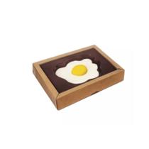 Caixa Ovo Frito Kraft - 5 Unidades - Crystal - Rizzo Confeitaria