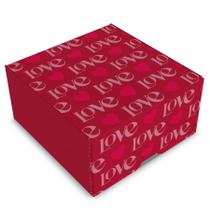 CAIXA P/ 04 DOCES 4x8x8cm LOVE YOU PCT C/ 10 UNIDADES