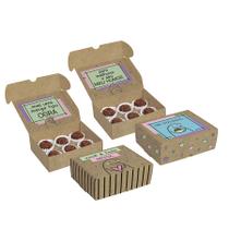 Caixa P/ 6 Brigadeiros Compose Flork - 10 Unidades - Cromus - Rizzo