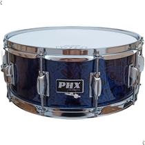 Caixa P/ Bateria Natural Phx 555-p10 5.5x14 RJ Azul Rajado