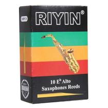 Caixa Palheta Sax Alto 2,5 Com 10 Unidades Riyin