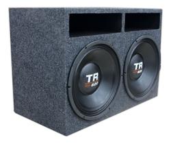 Caixa Pancadão Duto Regua 2 Alto Falante Triton Tr620 620rms