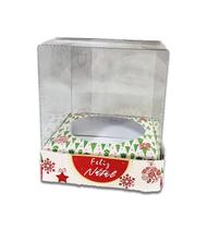 Caixa Panetone 100G Feliz Natal Verde 30Und Caixa Panetone 100G Feliz Natal Verde 30Und