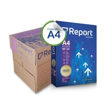 Caixa Papel Sulfite A4 Branco 90g Report 2500 Folhas