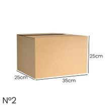 Caixa Papelão N2- 25x35x25cm - 1 unidade - Rizzo