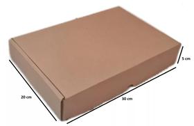 Caixa Papelão Retangular 30x20x5 Pac Sedex 50und.
