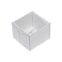 Caixa Para 1 Doce 4,5x4,5x3,5 Branco C/10 Unidades