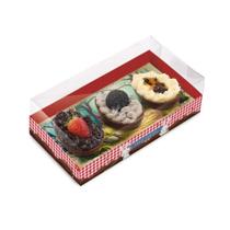 Caixa para 3 Meio Ovos De 50g - Contos De Páscoa - 15,5x8cm - 6 unidades - Cromus - Rizzo