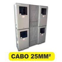 CAIXA PARA 4 MEDIDORES BIFÁSICO VISOR RUA cabo 25mm