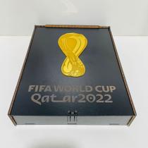 Caixa para Álbum da Copa Mundo Fifa Qatar 2022 em MDF